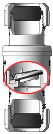 Quiet Check Valve cut away