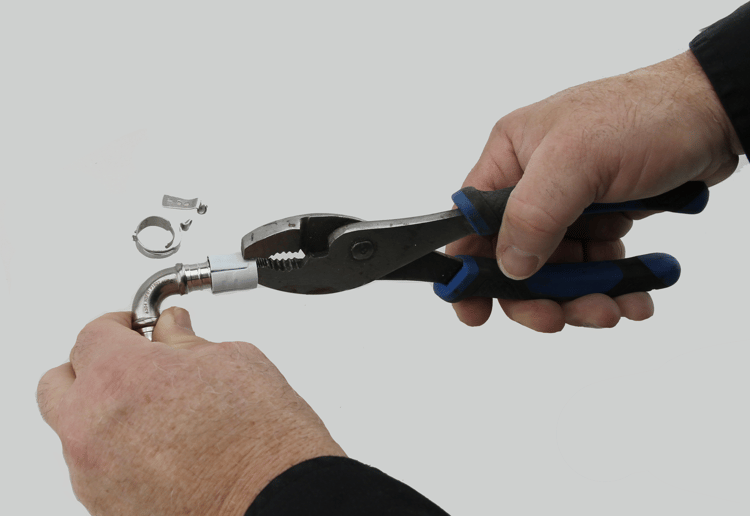 How to Remove a PEX Stainless Steel Pinch Clamp