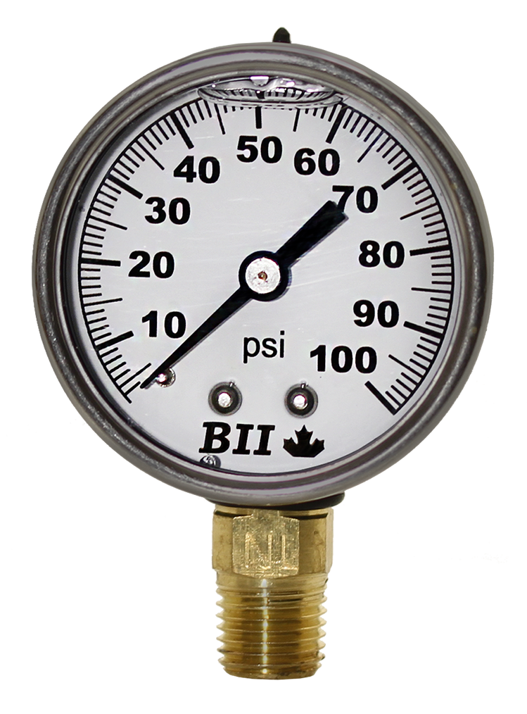 oil filled air pressure gauge