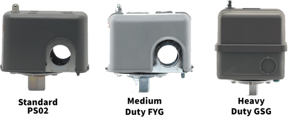 Pressure Switch Standard, medium and heavy