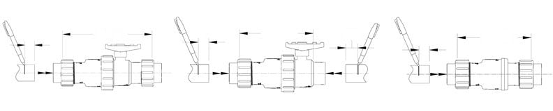 Slip Connection Line Drawing